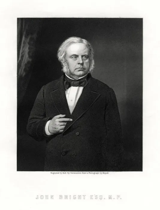 Framed Print : John Bright, British Radical and Liberal statesman, 19th century. Artist: W Holl Framed Print : John Bright, British Radical and Liberal statesman, 19th century. Artist: W Holl