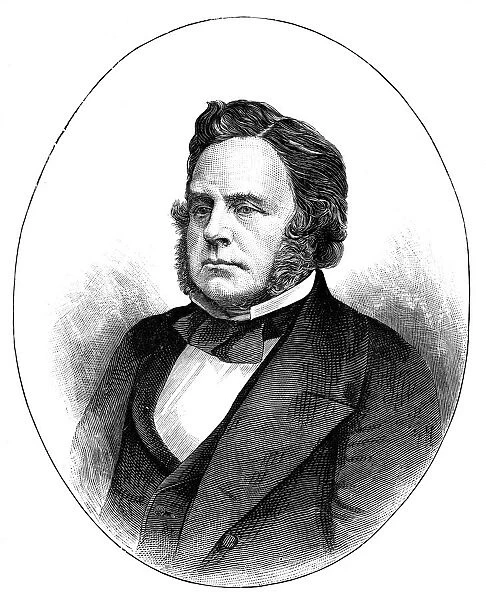 John Bright, British Radical and Liberal statesman, 1857, (c1888)