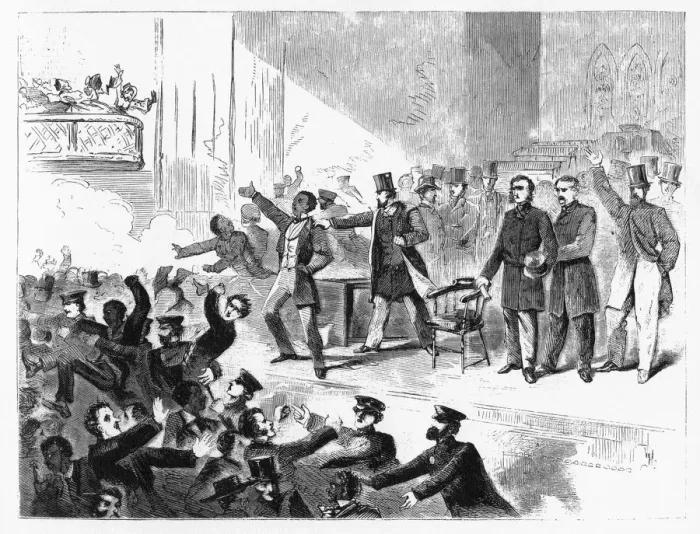 Framed Print : John Brown Anniversary Meeting, Tremont Temple, 19th century Framed Print : John Brown Anniversary Meeting, Tremont Temple, 19th century