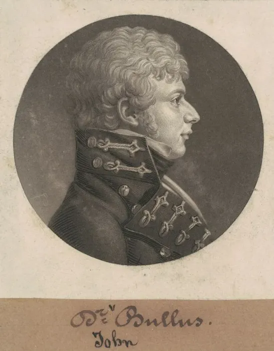 Framed Print : John Bullus, 1807. Creator: Charles Balthazar Julien Fevret de Saint-Memin Framed Print : John Bullus, 1807. Creator: Charles Balthazar Julien Fevret de Saint-Memin