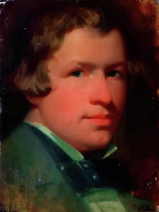 Framed Print : John Burr, Self Portrait. Creator: John Burr Framed Print : John Burr, Self Portrait. Creator: John Burr