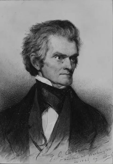 Framed Print : John C. Calhoun, 1846. Creator: Savinien Edme Dubourjal Framed Print : John C. Calhoun, 1846. Creator: Savinien Edme Dubourjal