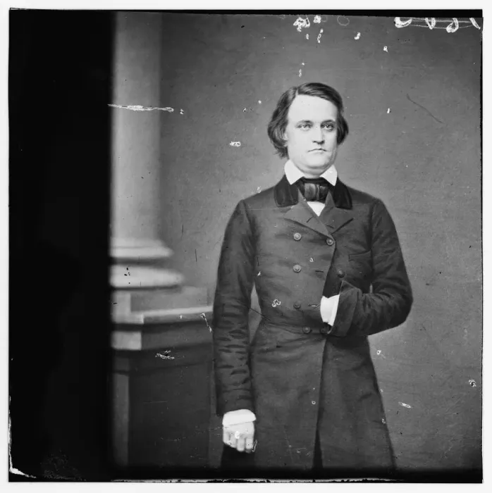 Framed Print : John Cabell Breckinridge of Kentucky, between 1855 and 1865. Creator: Unknown Framed Print : John Cabell Breckinridge of Kentucky, between 1855 and 1865. Creator: Unknown