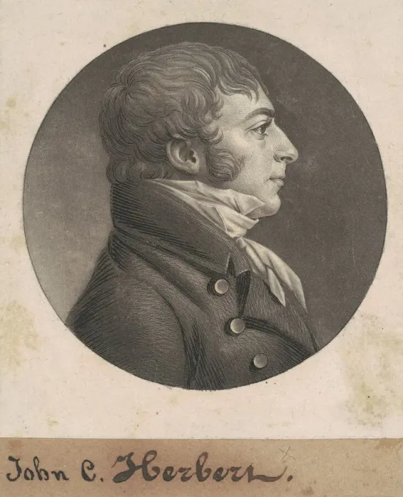 Framed Print : John Carlyle Herbert, 1807. Creator: Charles Balthazar Julien Fevret de Saint-Mé Framed Print : John Carlyle Herbert, 1807. Creator: Charles Balthazar Julien Fevret de Saint-Mé