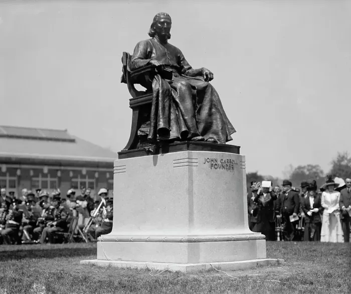 Framed Print : John Carroll, Statue At Georgetown University, Dedicated May 4, 1912, 1912 May 4. Creator: Harris & Ewing. John Carroll, Statue At Georgetown University, Dedicated May 4, 1912, 1912 May 4. Creator: Harris & Ewing Framed Print : John Carroll, Statue At Georgetown University, Dedicated May 4, 1912, 1912 May 4. Creator: Harris & Ewing. John Carroll, Statue At Georgetown University, Dedicated May 4, 1912, 1912 May 4. Creator: Harris & Ewing