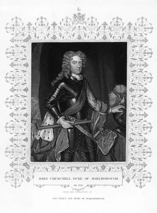 Framed Print : John Churchill, 1st Duke of Marlborough, English military officer, (19th century). Artist: Henry Thomas Ryall Framed Print : John Churchill, 1st Duke of Marlborough, English military officer, (19th century). Artist: Henry Thomas Ryall