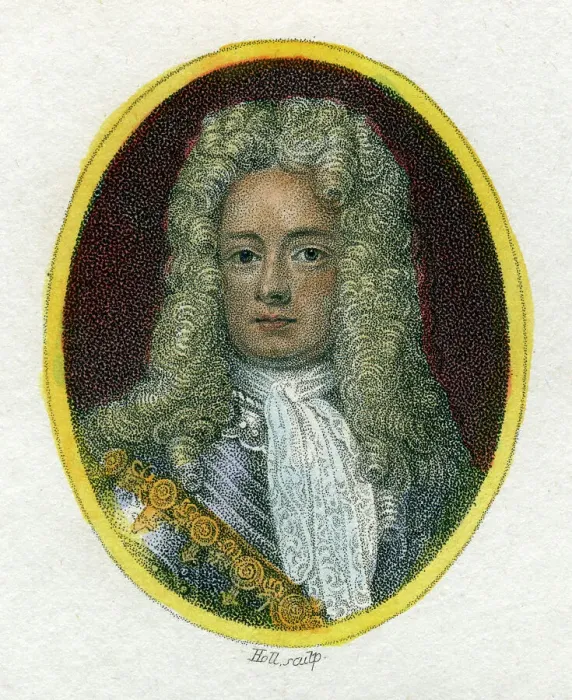 Framed Print : John Churchill, Duke of Marlborough, English general, (c1819). Artist: Holl Framed Print : John Churchill, Duke of Marlborough, English general, (c1819). Artist: Holl