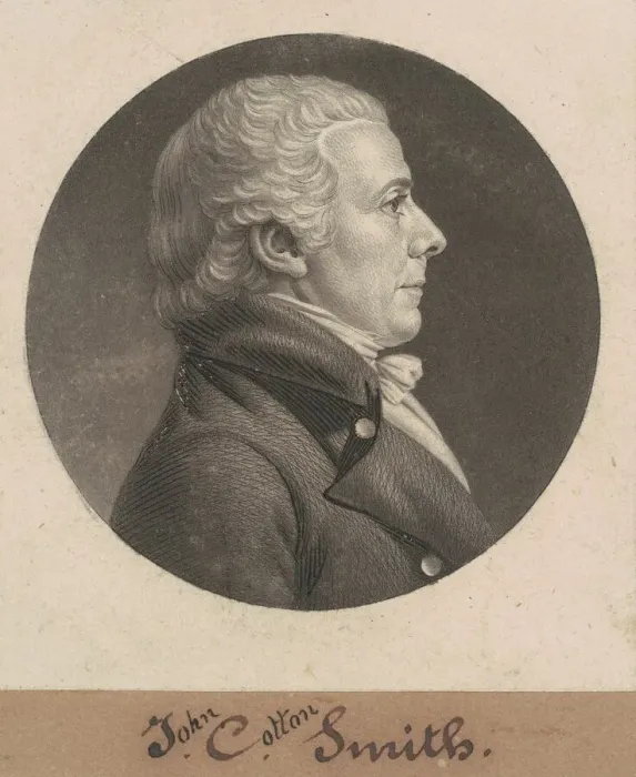 Framed Print : John Cotton Smith, 1806. Creator: Charles Balthazar Julien Fevret de Saint-Mé Framed Print : John Cotton Smith, 1806. Creator: Charles Balthazar Julien Fevret de Saint-Mé
