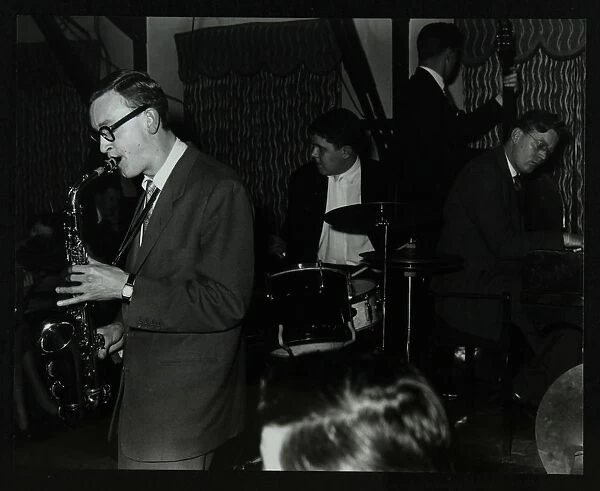 The John Cox Trio and Derek Humble playing at the Civic Restaurant, Bristol, 1955