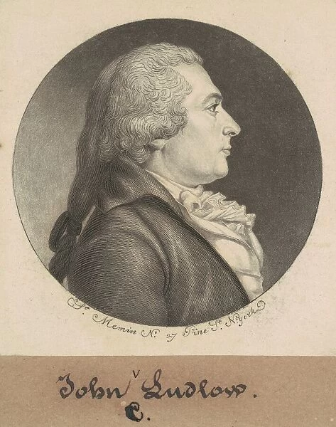 John Crooke Ludlow, 1798. Creator: Charles Balthazar Julien Fevret de Saint-Mé