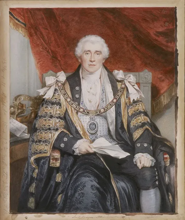 Framed Print : John Crowder, Lord Mayor of London, c1829. Artist: Sir William Charles Ross Framed Print : John Crowder, Lord Mayor of London, c1829. Artist: Sir William Charles Ross