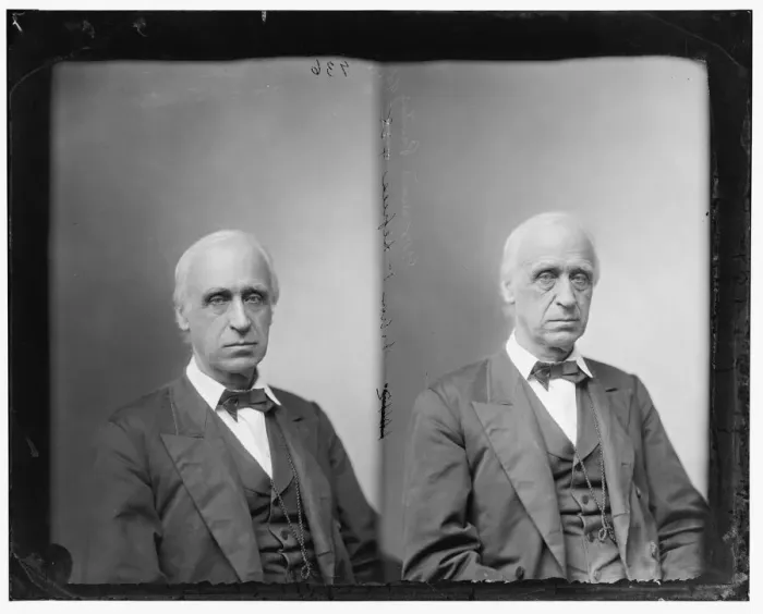 Framed Print : John D. Defrees, 1865-1880. Creator: Unknown Framed Print : John D. Defrees, 1865-1880. Creator: Unknown