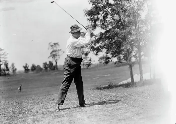 Framed Print : John Dalzell, Rep. from Pennsylvania, Golfing, 1911. Creator: Harris & Ewing. John Dalzell, Rep. from Pennsylvania, Golfing, 1911. Creator: Harris & Ewing Framed Print : John Dalzell, Rep. from Pennsylvania, Golfing, 1911. Creator: Harris & Ewing. John Dalzell, Rep. from Pennsylvania, Golfing, 1911. Creator: Harris & Ewing