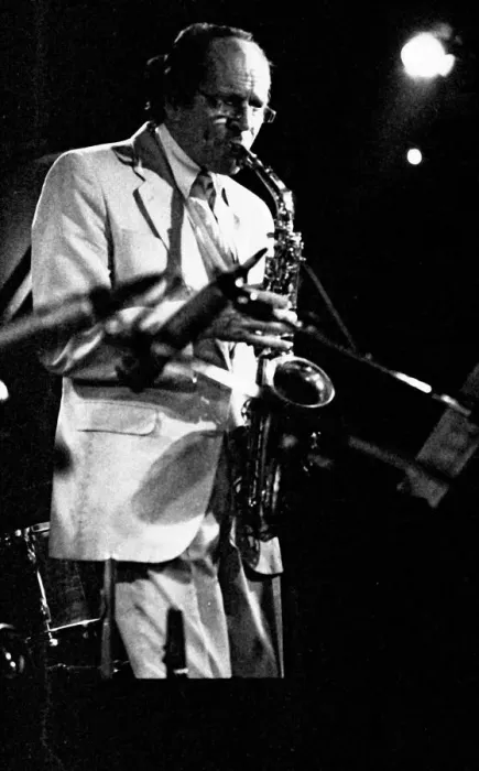 Framed Print : John Dankworth, Ronnie Scotts, 1990. Artist: Brian O Connor Framed Print : John Dankworth, Ronnie Scotts, 1990. Artist: Brian O Connor
