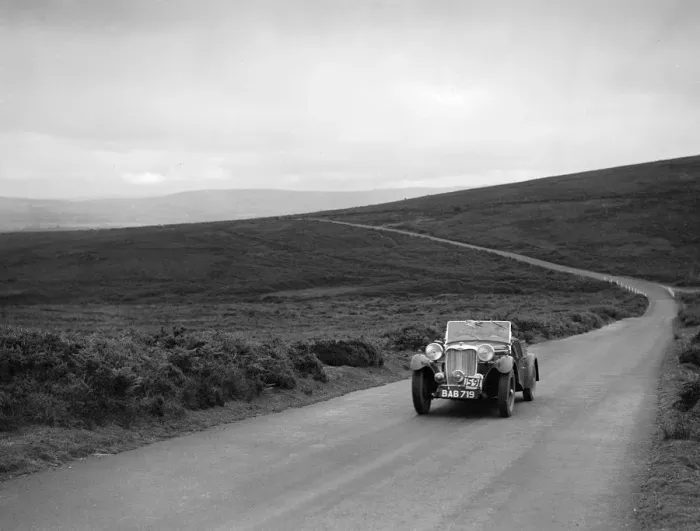 Framed Print : John Donald Barnes Autosports team Singer B37 at the MCC Torquay Rally, July 1937 Framed Print : John Donald Barnes Autosports team Singer B37 at the MCC Torquay Rally, July 1937