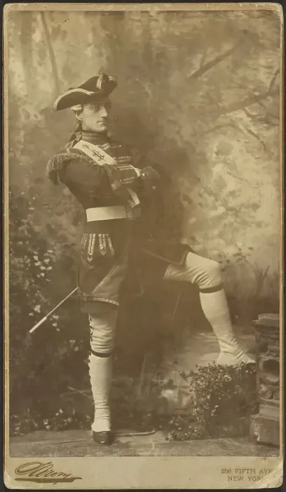 Framed Print : John Drew, Jr. as Captain Plume from The Recruiting Officer, 1885. Creator: Napoleon Sarony Framed Print : John Drew, Jr. as Captain Plume from The Recruiting Officer, 1885. Creator: Napoleon Sarony