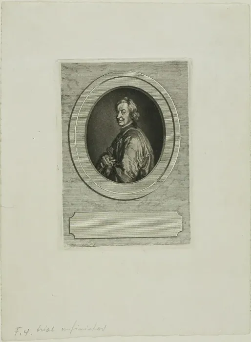 Framed Print : John Dryden, n.d. Creator: Jean-Baptiste de Grateloup Framed Print : John Dryden, n.d. Creator: Jean-Baptiste de Grateloup