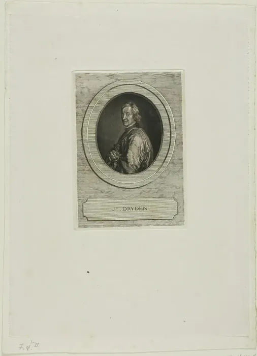 Framed Print : John Dryden, n.d. Creator: Jean-Baptiste de Grateloup Framed Print : John Dryden, n.d. Creator: Jean-Baptiste de Grateloup