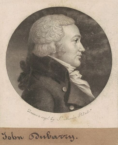 John Dubarry, 1802. Creator: Charles Balthazar Julien Fevret de Saint-Memin