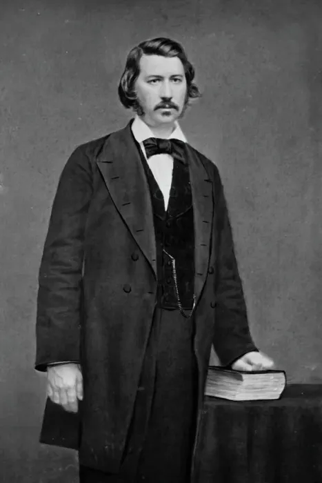 Framed Print : John Edward Bouligny of Louisiana, between 1855 and 1865. Creator: Unknown Framed Print : John Edward Bouligny of Louisiana, between 1855 and 1865. Creator: Unknown