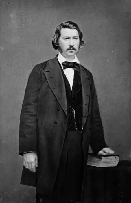 Framed Print : John Edward Bouligny of Louisiana, between 1855 and 1865. Creator: Unknown Framed Print : John Edward Bouligny of Louisiana, between 1855 and 1865. Creator: Unknown