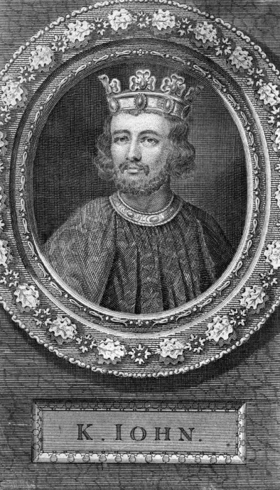 Framed Print : John of England, (18th century). Artist: George Vertue Framed Print : John of England, (18th century). Artist: George Vertue