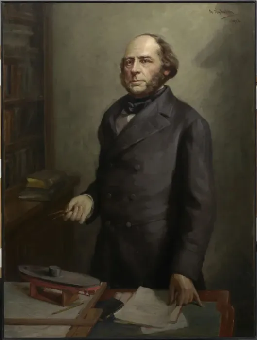 Framed Print : John Ericsson, 1912. Creator: Arvid Frederick Nyholm