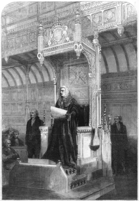 Framed Print : John Evelyn Denison, Speaker of the House of Commons, 1857 Framed Print : John Evelyn Denison, Speaker of the House of Commons, 1857