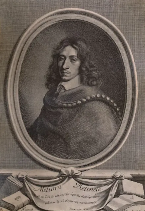 Framed Print : John Evelyn, English writer, gardener and diarist, c1650 (1894). Artist: Robert Nanteuil Framed Print : John Evelyn, English writer, gardener and diarist, c1650 (1894). Artist: Robert Nanteuil