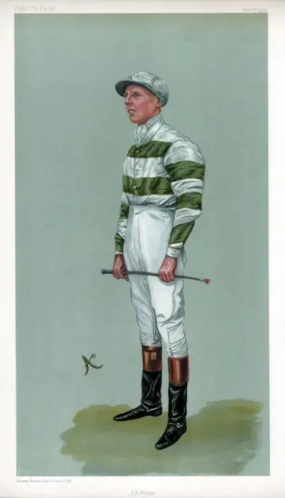 Framed Print : John Evelyn Watts, British jockey, 1903. Artist: Ao Framed Print : John Evelyn Watts, British jockey, 1903. Artist: Ao