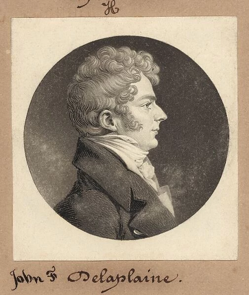 John F. Delaplaine, 1810. Creator: Charles Balthazar Julien Fevret de Saint-Mé