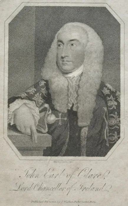 Framed Print : John Fitzgibbon, Earl of Clare (1749-1802), 1801. Creator: Mackenzie (British) Framed Print : John Fitzgibbon, Earl of Clare (1749-1802), 1801. Creator: Mackenzie (British)