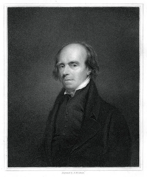 John Flaxman, British designer, draughtsman and sculptor, (1833). Artist: R Woodman