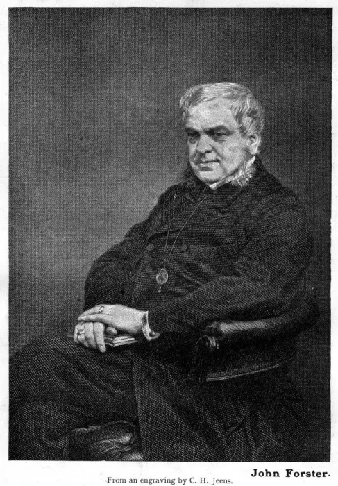 Framed Print : John Forster, c1860-1900. Artist: CH Jeens Framed Print : John Forster, c1860-1900. Artist: CH Jeens