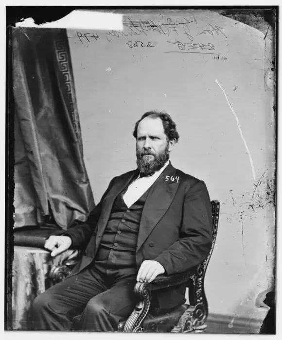 Framed Print : John Franklin McKinney of Ohio, between 1860 and 1875. Creator: Unknown