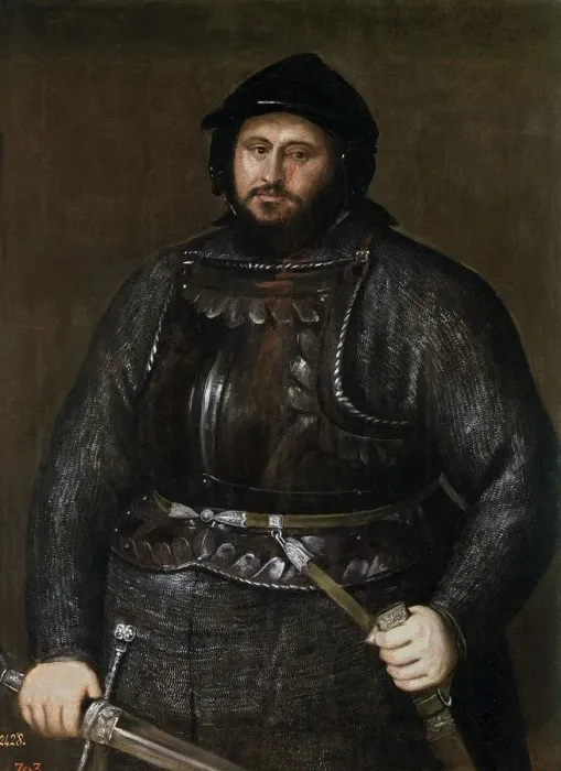 Framed Print : John Frederick I (1503-1554), Elector of Saxony, 1548. Artist: Titian (1488-1576) Framed Print : John Frederick I (1503-1554), Elector of Saxony, 1548. Artist: Titian (1488-1576)