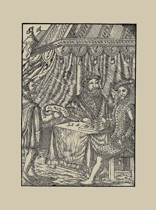 Framed Print : John Frederick I the Magnanimous, Elector of Saxony receiving his death sentence, c1600-1625. Creator: Anonymous Framed Print : John Frederick I the Magnanimous, Elector of Saxony receiving his death sentence, c1600-1625. Creator: Anonymous