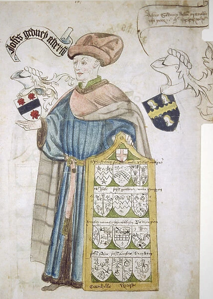 John Gedney, Lord Mayor of London 1427-1428 and 1447-1448, in aldermanic robes, c1450