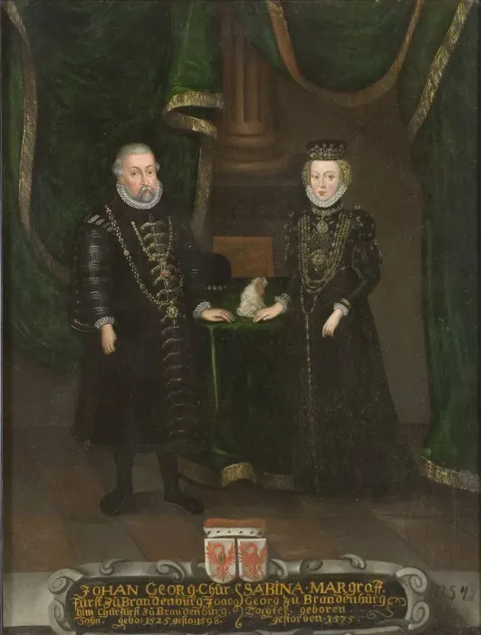 Framed Print : John George (1525-1598), Elector of Brandenburg and Sabina of Brandenburg-Ansbach (1529-1575), Elect Framed Print : John George (1525-1598), Elector of Brandenburg and Sabina of Brandenburg-Ansbach (1529-1575), Elect