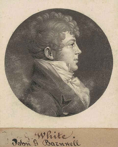 John Gibbes Barnwell, 1809. Creator: Charles Balthazar Julien Fevret de Saint-Mé
