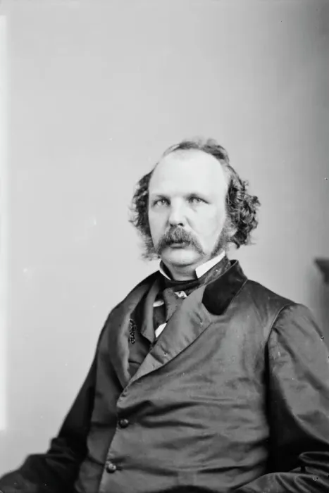 Framed Print : John Godfrey Saxe I, between 1855 and 1865. Creator: Unknown Framed Print : John Godfrey Saxe I, between 1855 and 1865. Creator: Unknown
