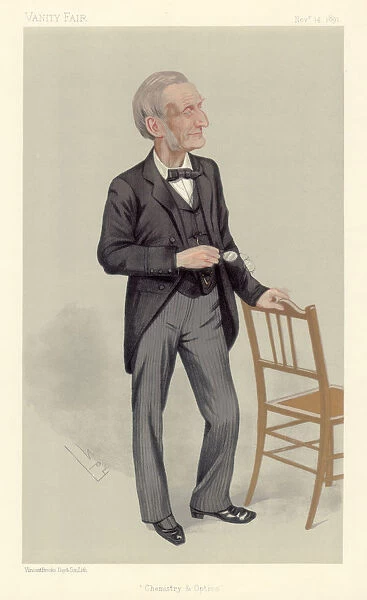 John Hall Gladstone, English chemist, 1891. Artist: Spy