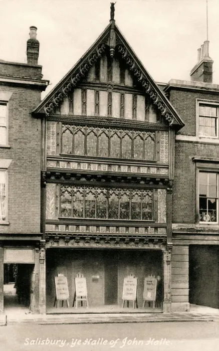 Framed Print : John Halle Hall, Salisbury, Wiltshire, early 20th century. Artist: Francis Frith & Co Framed Print : John Halle Hall, Salisbury, Wiltshire, early 20th century. Artist: Francis Frith & Co