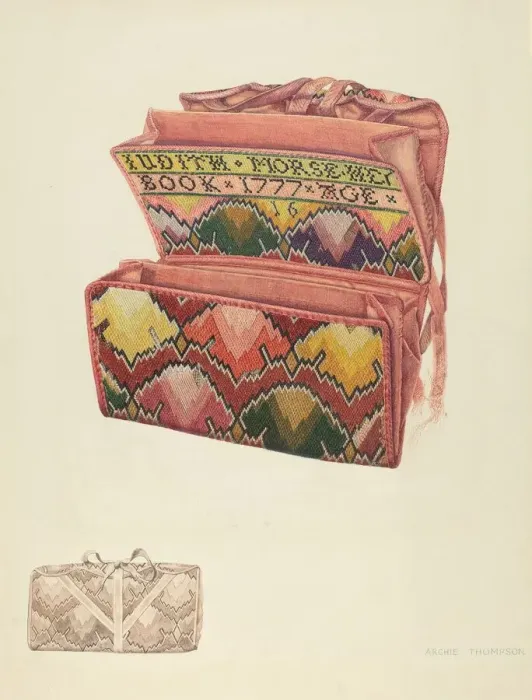 Framed Print : John Hancocks Wallet, c. 1938. Creator: Archie Thompson
