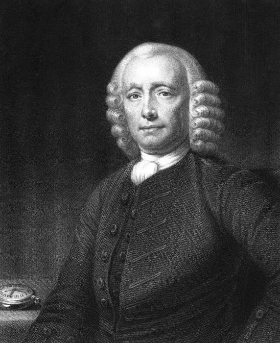 Framed Print : John Harrison, English clock maker, 1768. Artist: W Holl Framed Print : John Harrison, English clock maker, 1768. Artist: W Holl