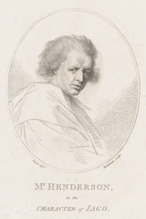 Framed Print : John Henderson, in the Character of Iago (Shakespeares Othello), 1786 Framed Print : John Henderson, in the Character of Iago (Shakespeares Othello), 1786