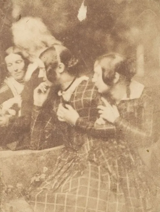 Framed Print : John Henning with Group of Ladies, 1843-47. Creators: David Octavius Hill, Robert Adamson Framed Print : John Henning with Group of Ladies, 1843-47. Creators: David Octavius Hill, Robert Adamson