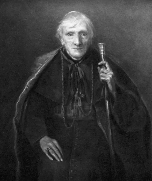 Framed Print : John Henry Newman in old age, British scholar and theologian, c1885 Framed Print : John Henry Newman in old age, British scholar and theologian, c1885