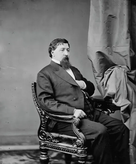 Framed Print : John Hubler Stover of Missouri, between 1860 and 1875. Creator: Unknown