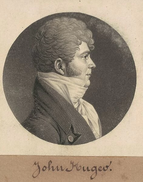 John Huger, 1808. Creator: Charles Balthazar Julien Fevret de Saint-Memin